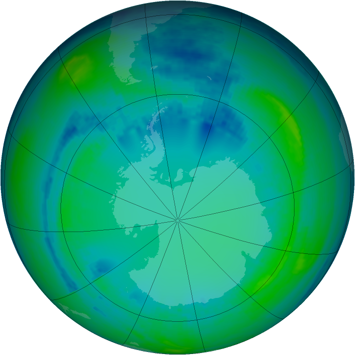 Ozone Map 2004-08-02
